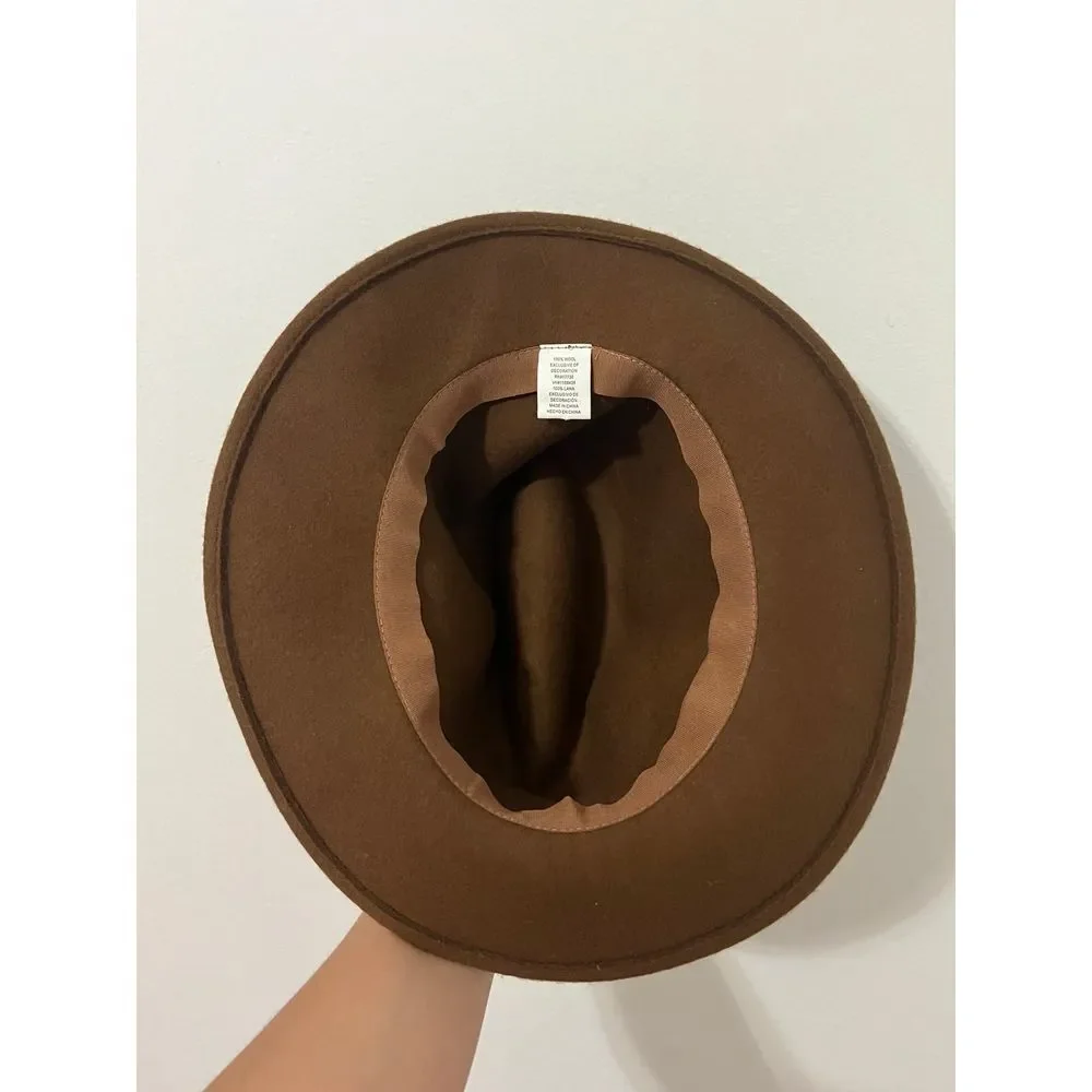 NWOT GORGEOUS BOHO BROWN HAT‎